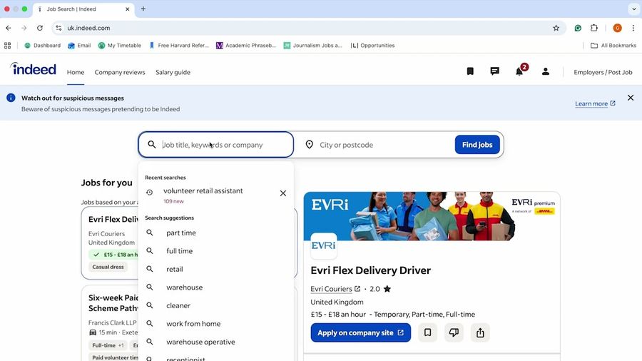 Job website